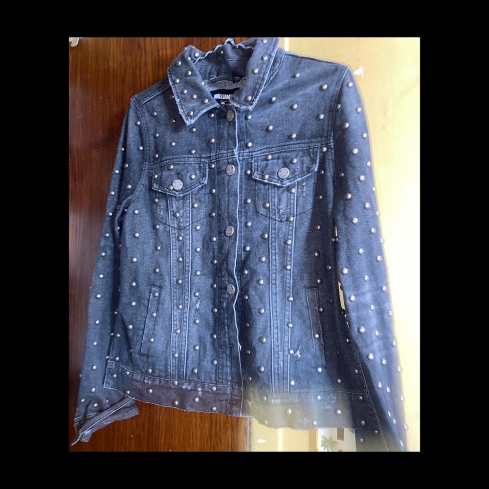 NWT William Rast Denim Jacket M
